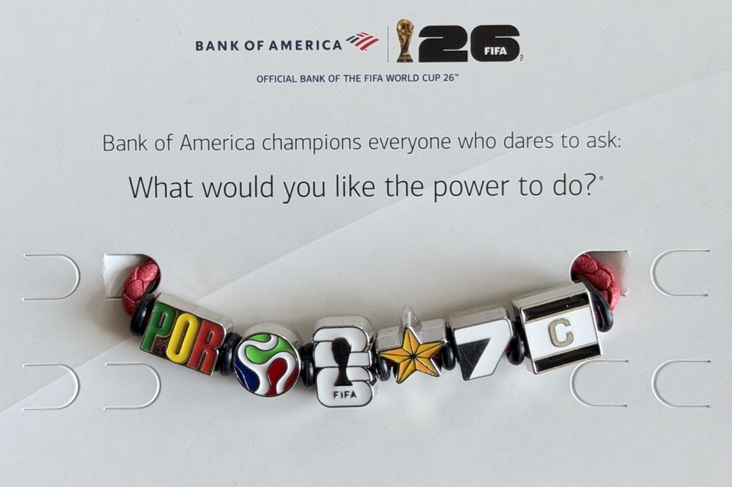 Bank of America FIFA World Cup 26 PORTUGAL/RONALDO Charm Bracelet