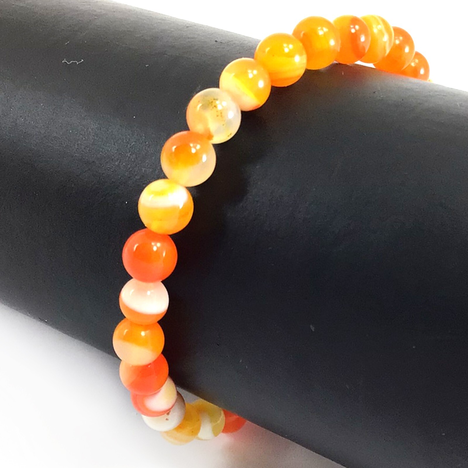 6MM Round Beaded Handmade Natural Gemstone Balance Stretch Bracelet Healing 7.5″