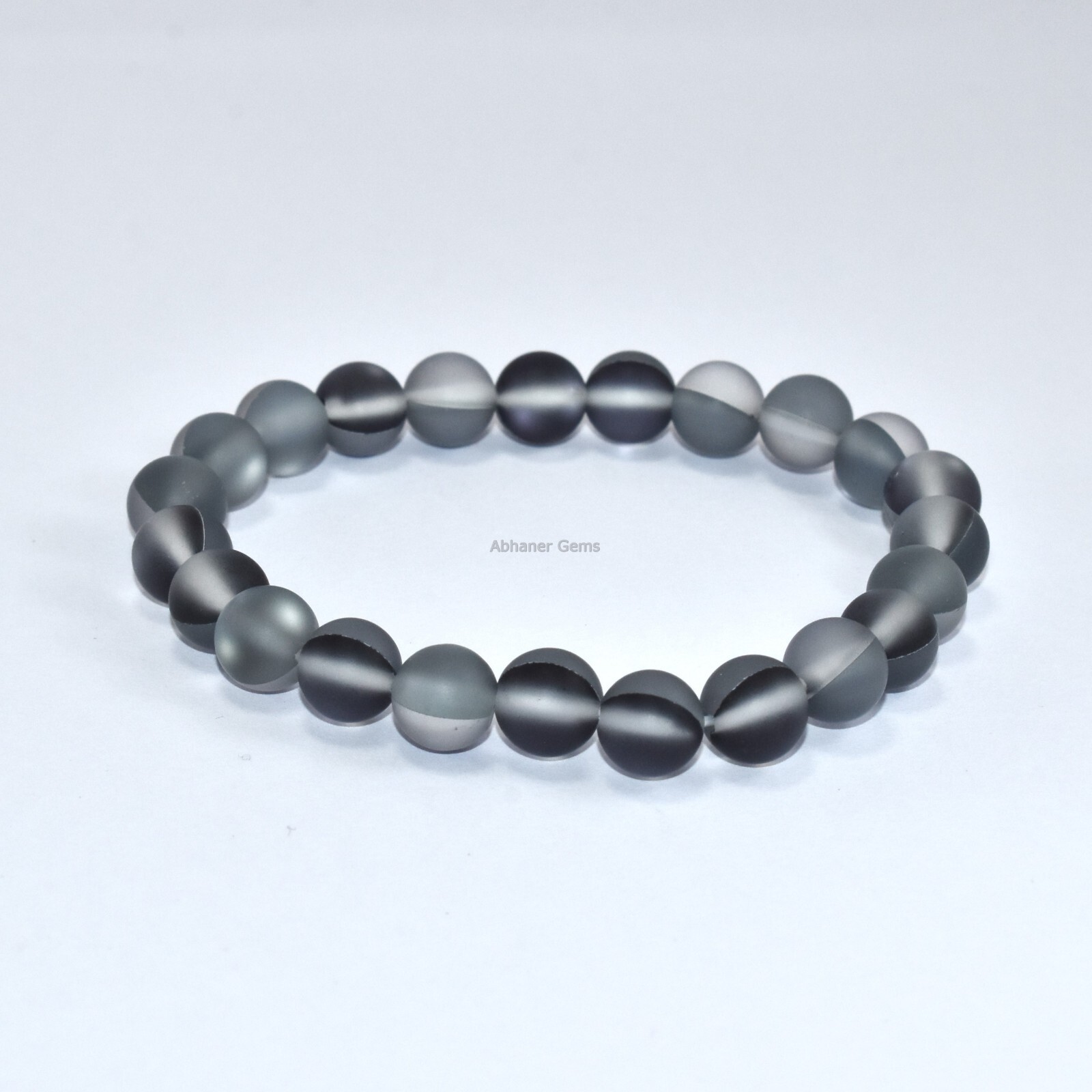 Evil Eye Protector Smoky Quartz Clean Beads Bracelet
