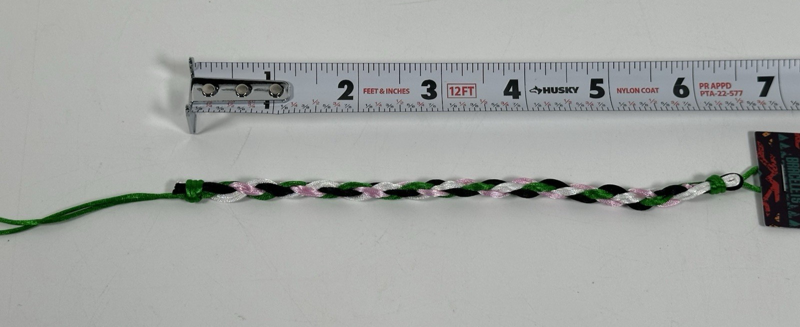 Lot of 12 Friendship Bracelets New Tags Braided Cord Multicolor Tie On