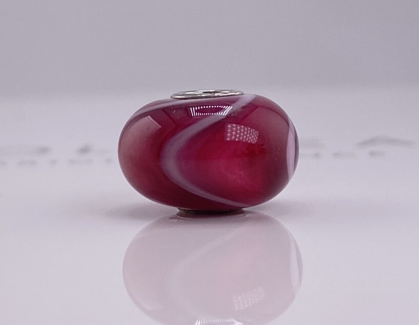 Trollbeads Raspberry Armadillo Bead