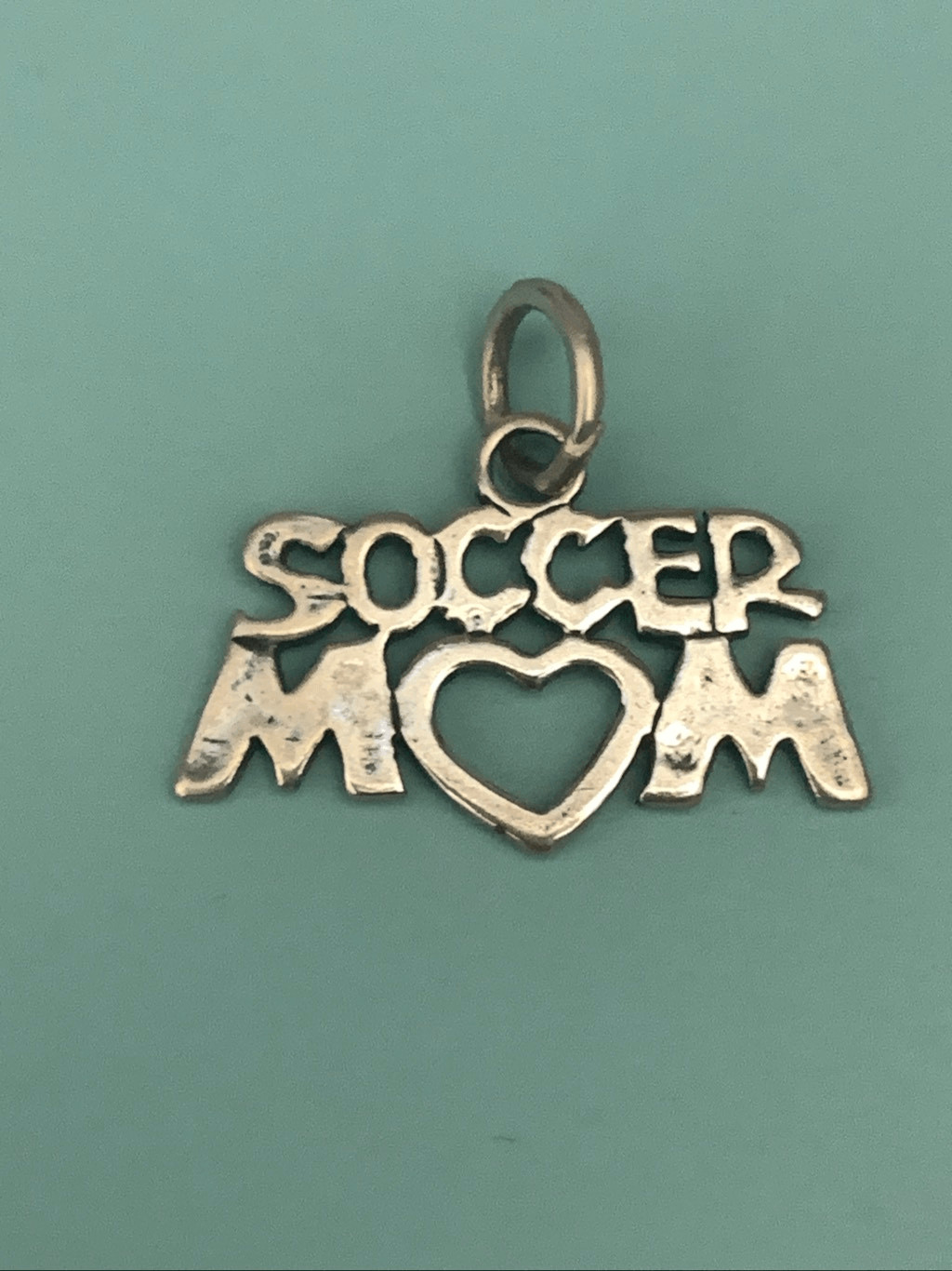 .925 Soccer Mom Sterling Silver Jewelry Charm #love #sports