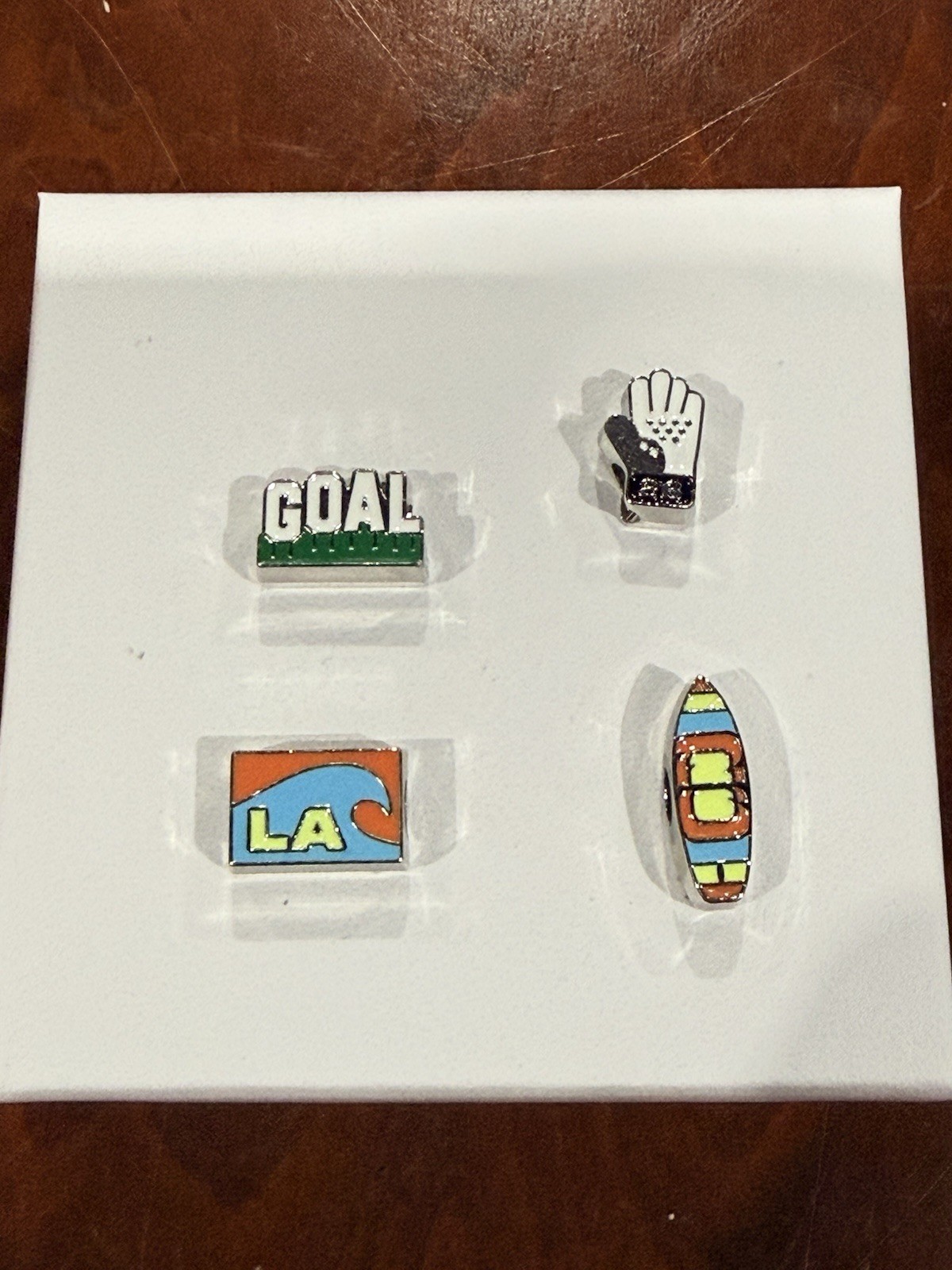 Authentic Los Angeles USA FIFA BOFA Charms World Cup Exclusive Bracelet Charms