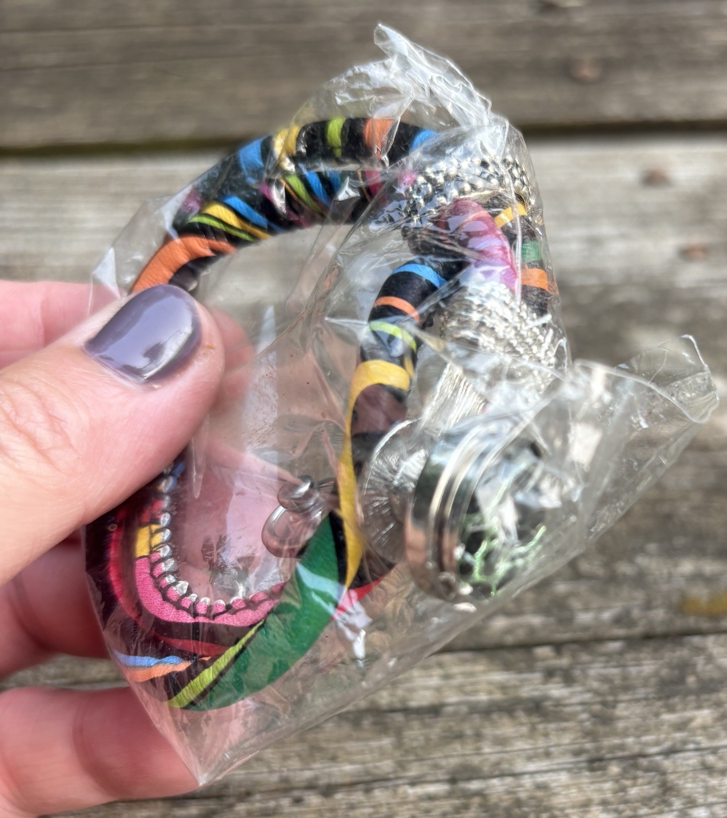 Lot of 5 Braided Cord Wrap Bracelets Adjustable Round Metal Charms Variety