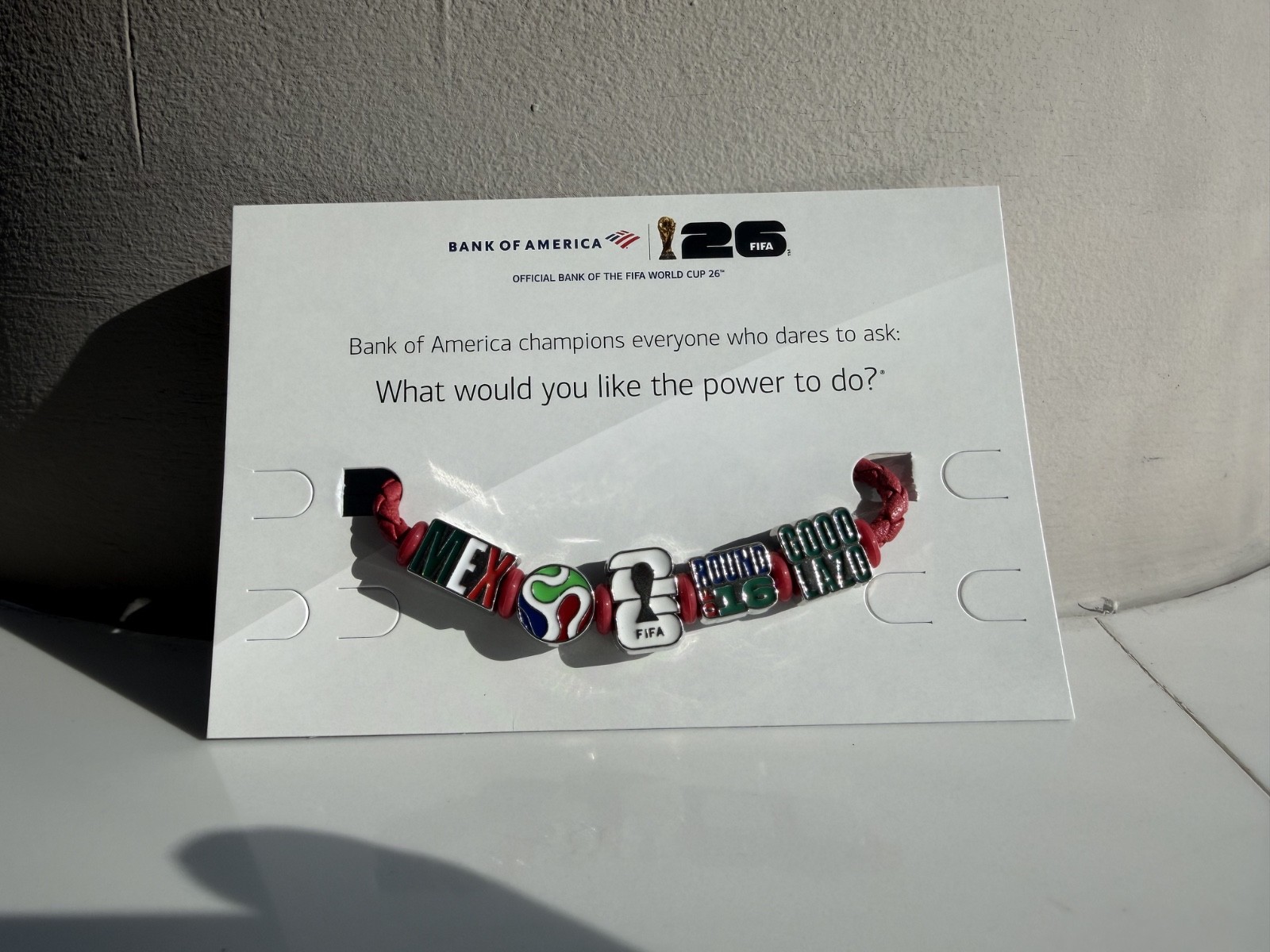 FIFA 2026 World Cup Bracelet Game Day Charms – Mexico Charm – Collectible