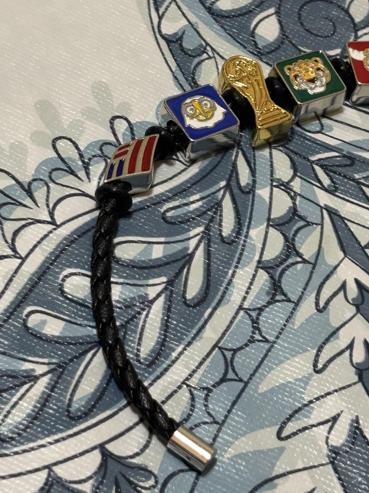 Official FIFA World Cup 2026 BofA souvenir fan band charm bracelet