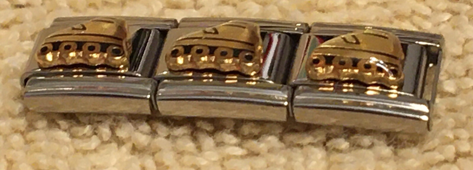 Roller Skates, rollerblades 9mm Italian Modular Link Charm for Bracelet