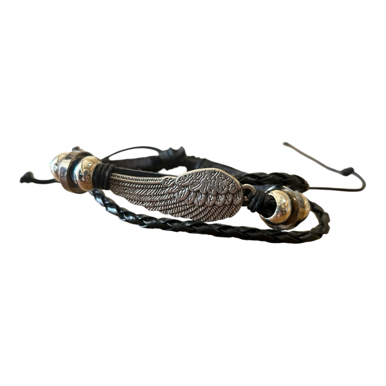 Lot of 15 Mixed Leather Bracelet Bundle Women Braided Wrap Charm Boho EUC