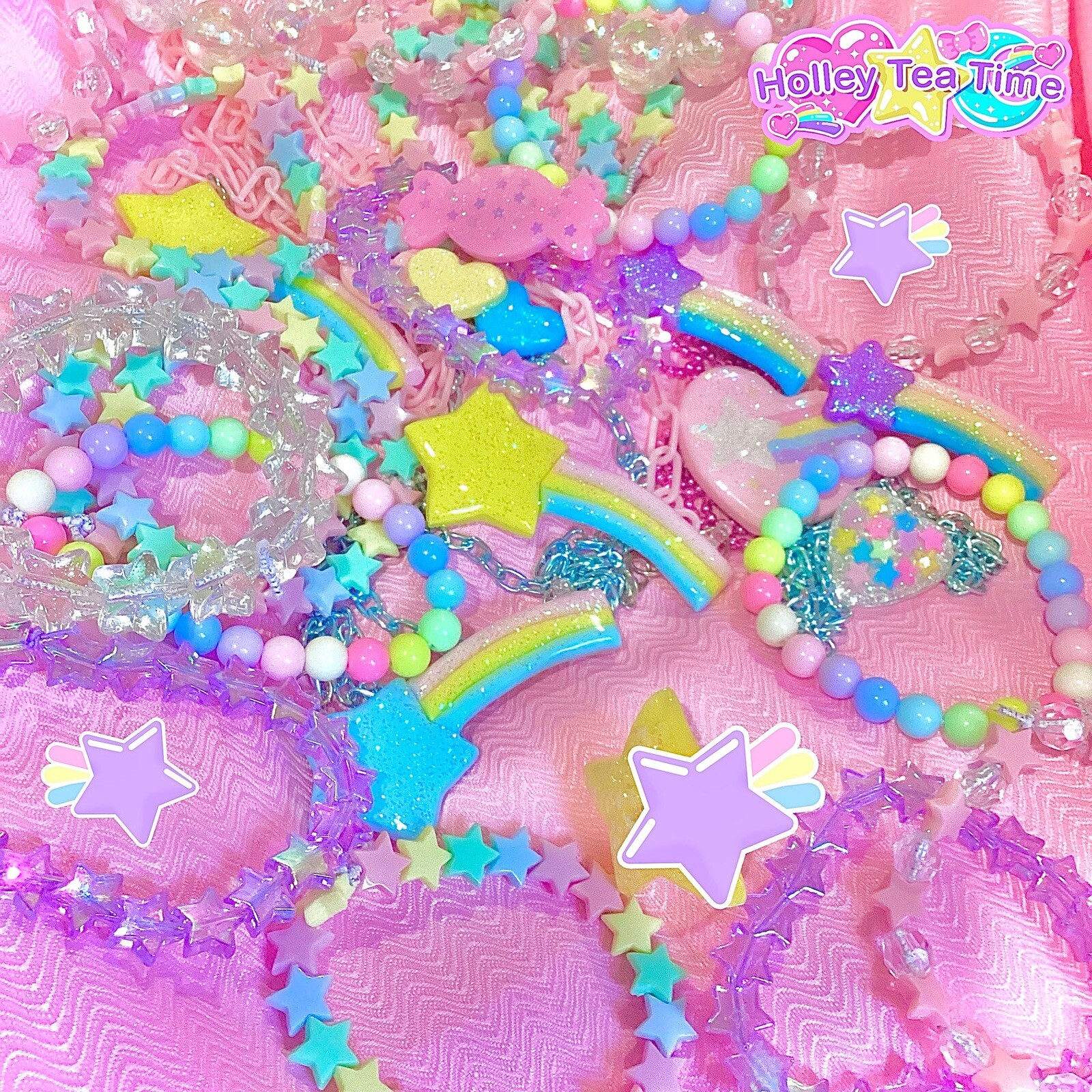 Kawaii Cutecore Lucky Pack Mystery (Necklace, Bracelet, Keychain, Hair Clip)