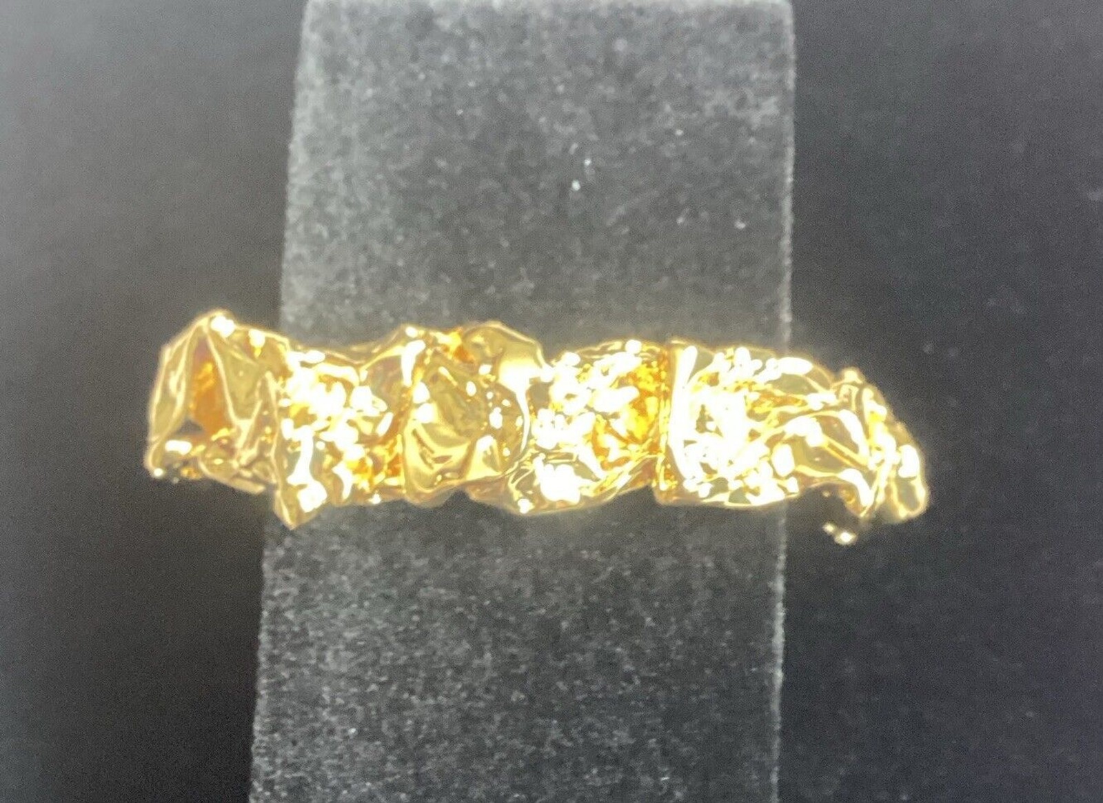 Amber Sceats Emery Cuff Bracelet With Dust Bag 24K Gold Plated Brass NEW