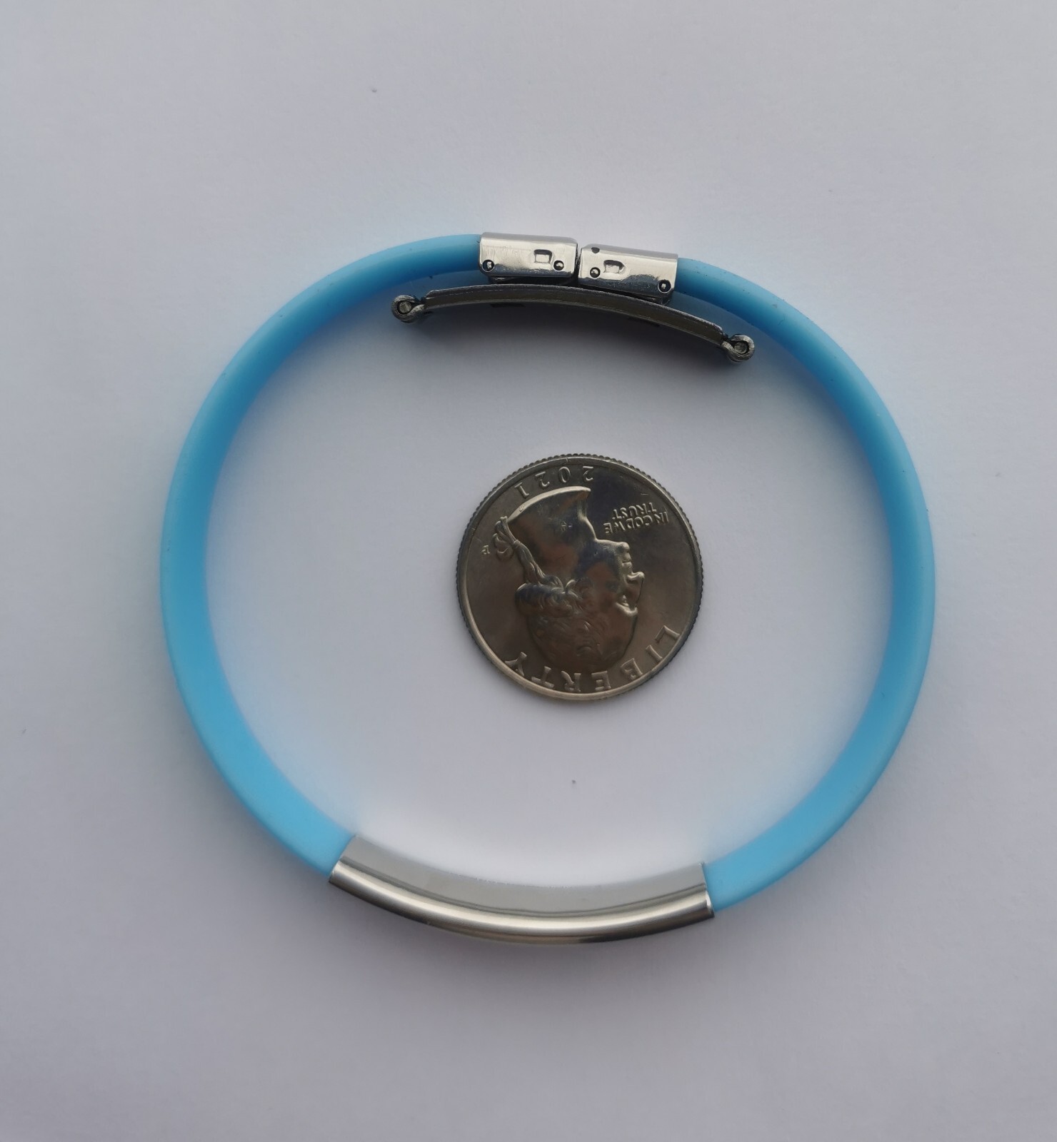 Unisex Nike Sport Silicone Wristbands Bracelet Stainless Steel Clasp w/Metal Box