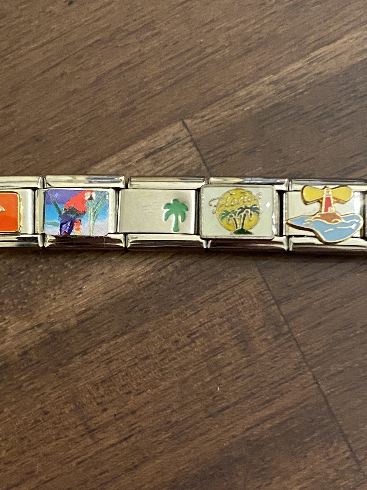 20 Charm Florida / Tropical- Italian Charm Bracelet New