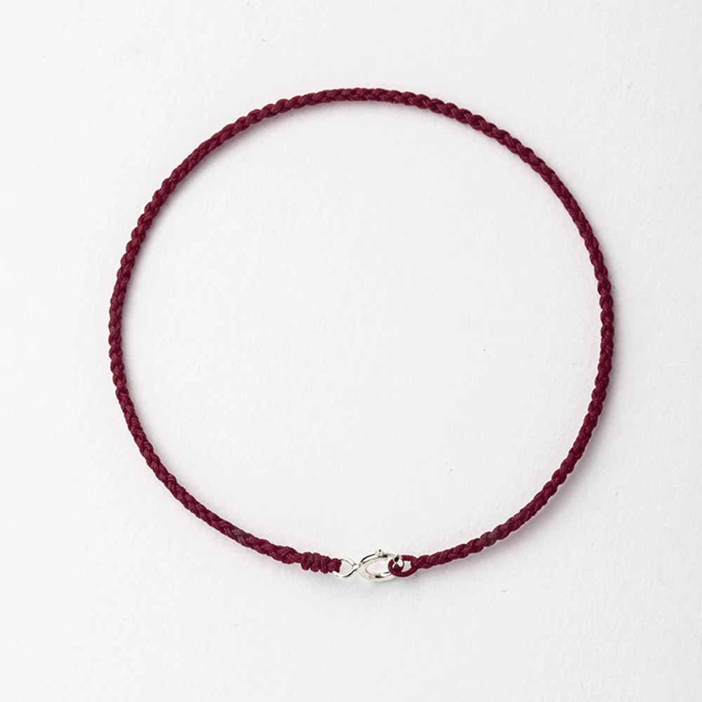 Handmade Red String Bracelet Gold Clasp Protection Good Luck Rope Jewelry