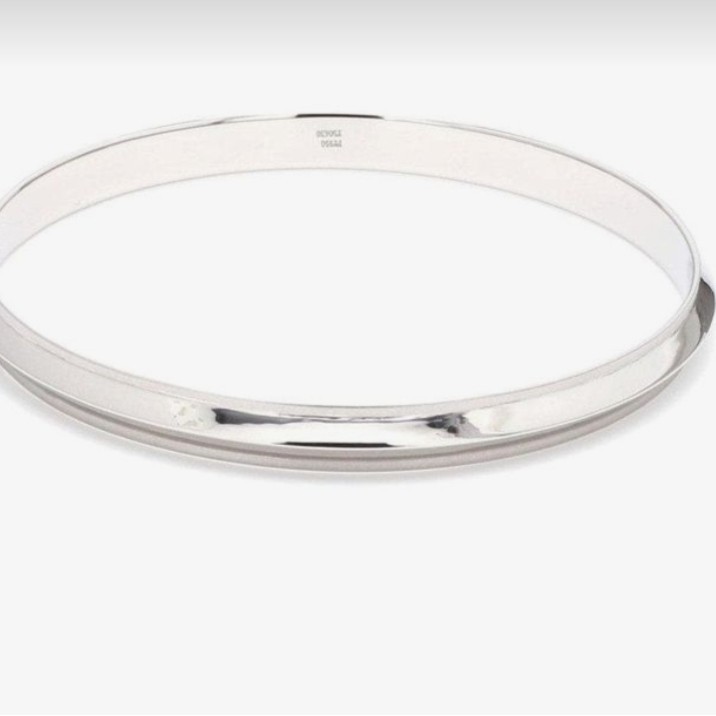 Lovely 925 Sterling Silver Bangle Handmade jewelry Gift For Her AB-94