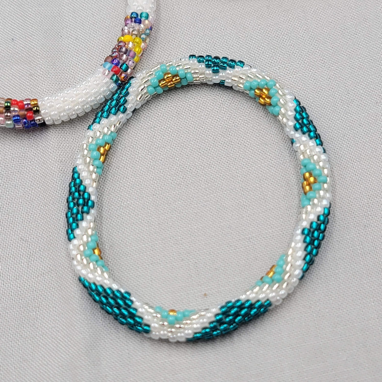 SASHKA Bracelet Lot of 4 New With Tags Multicolor Seed Bead Nepal