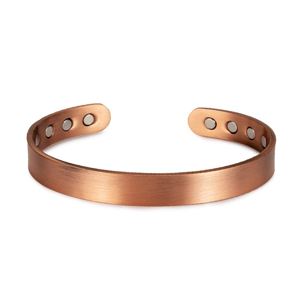 Pure Copper Magnetic Dome Bracelet Arthritis Pain Therapy Men Women Cuff. US