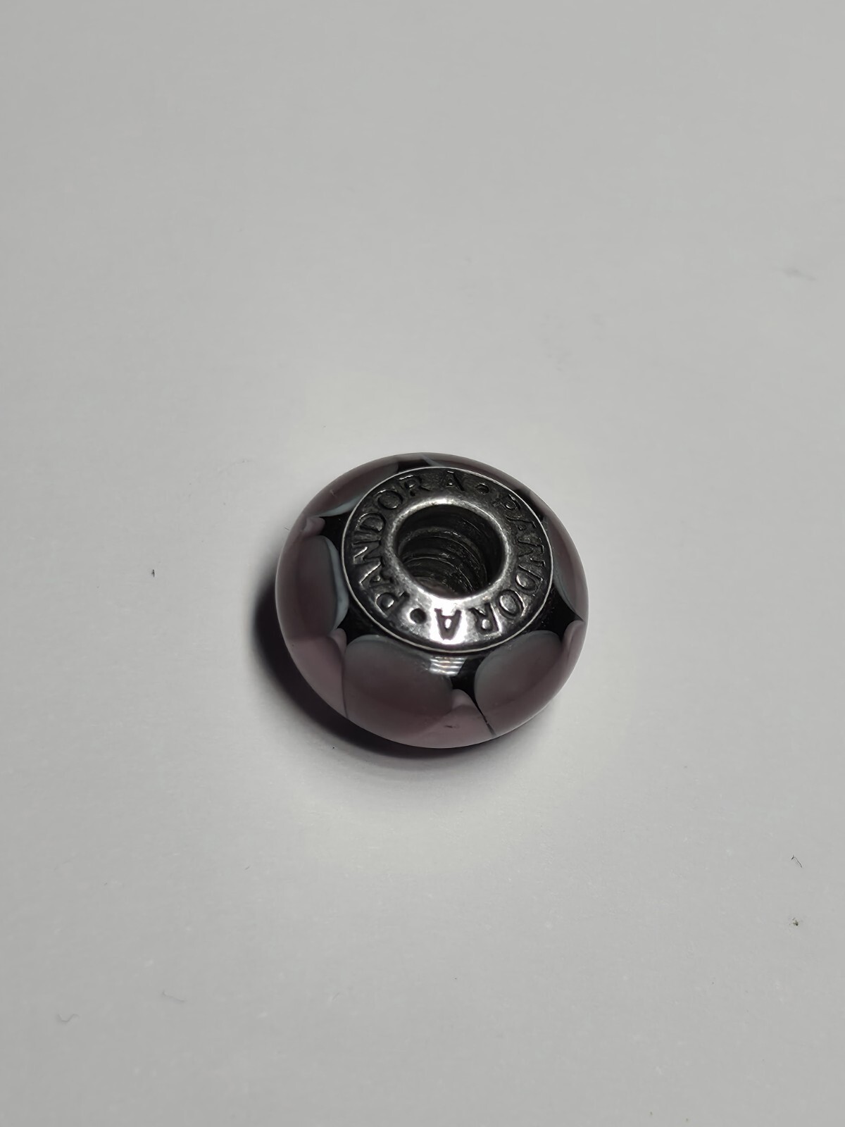 Genuine Pandora Murano Glass Bead “Captivating Purple” – 790635 – retired