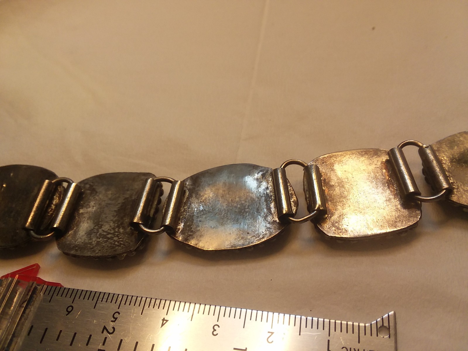 7.5″-8.5″ Silver Tone Bohemian Style Blank Bracelet 07-01-2026