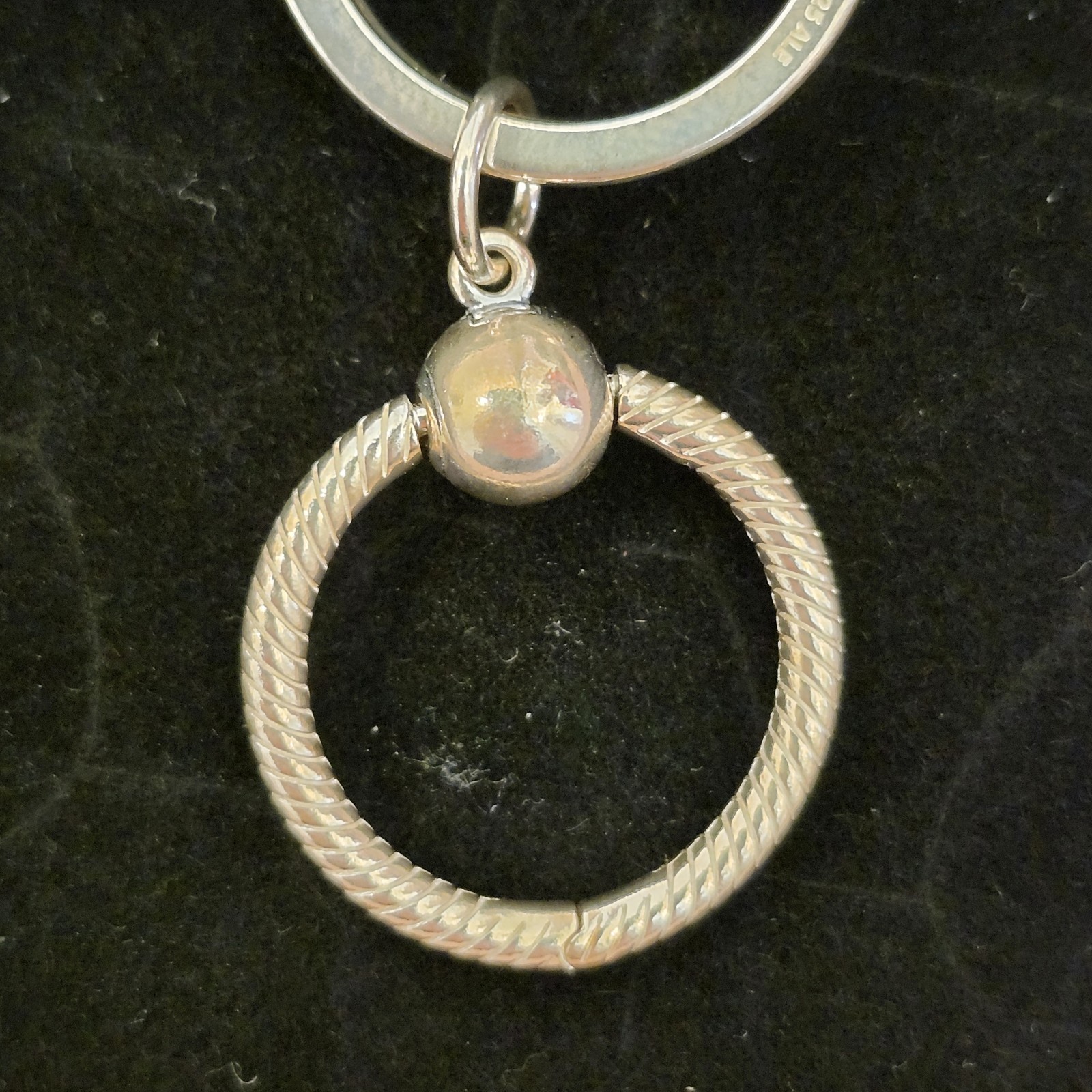 Authentic Pandora Moments Charm Key Ring Holder 399566C00