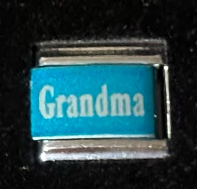 Grandma WHOLESALE LASER ITALIAN CHARM Link 9MM K45-2