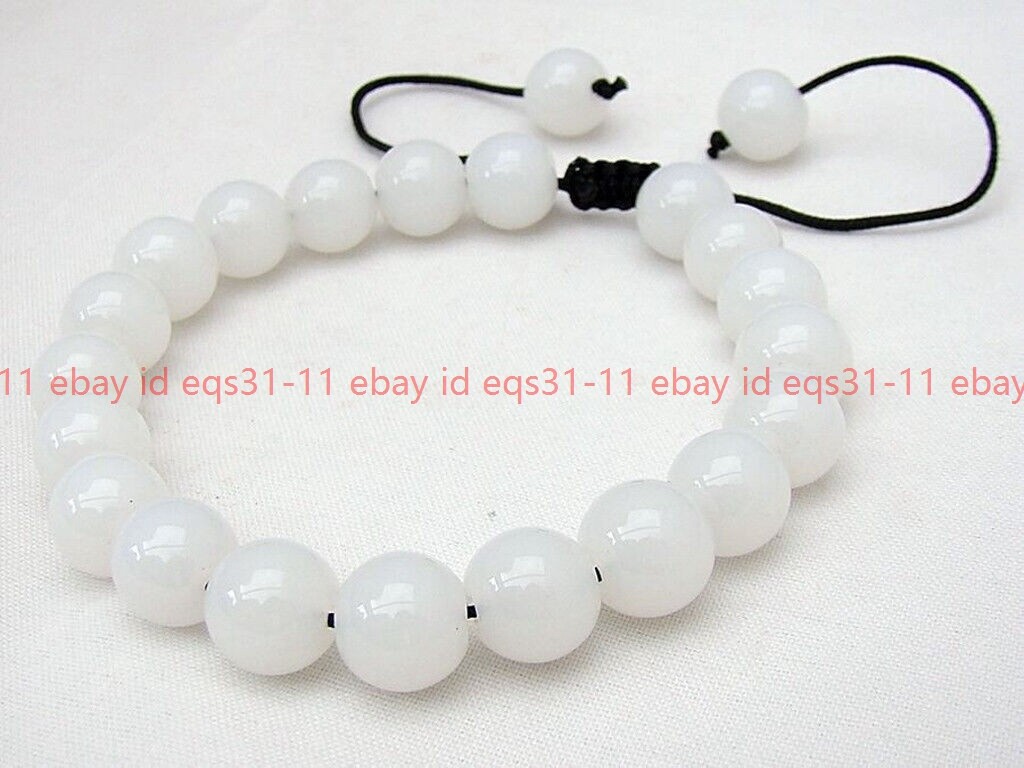 Handmade 10mm Multicolor Gemstone Round Beads Adjustable Bracelet 7.5”