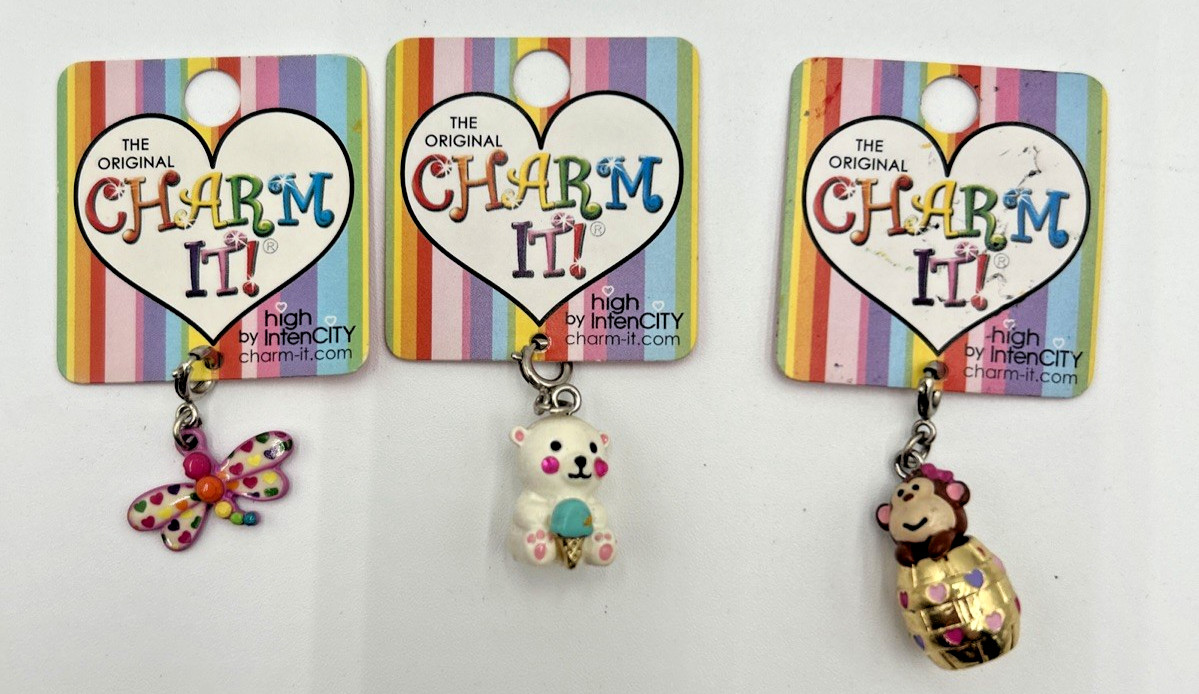 High Intencity CHARM IT! Bracelet Charms by High IntenCity LOT OF 3