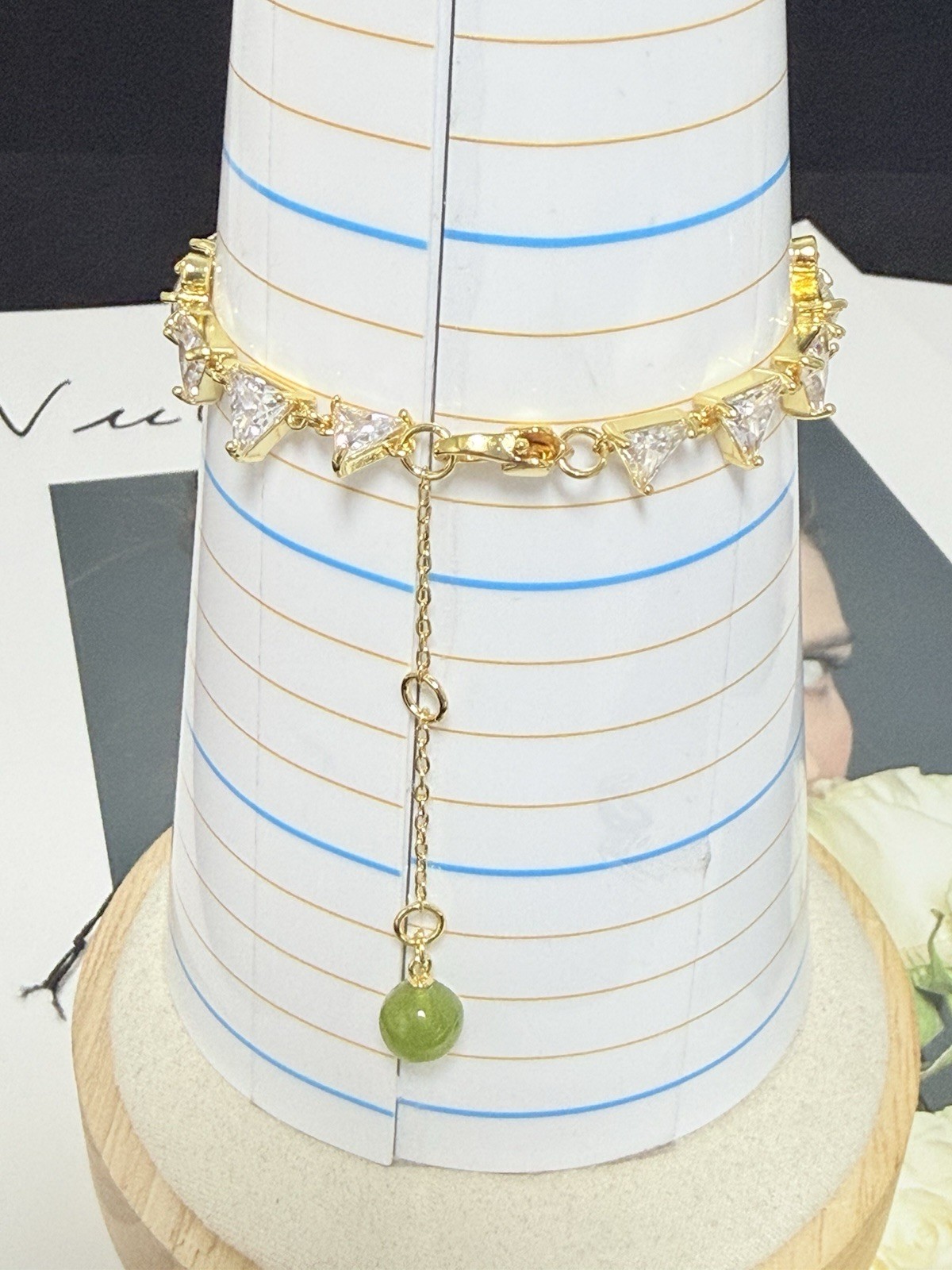 Kate Spade Shaken Or Stirred Martini Glass Tennis Bracelet NWT