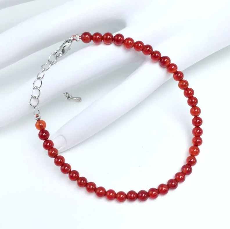 1 pc 4mm Chakra Bead Bracelet Natural Stone Yoga Energy Bangle