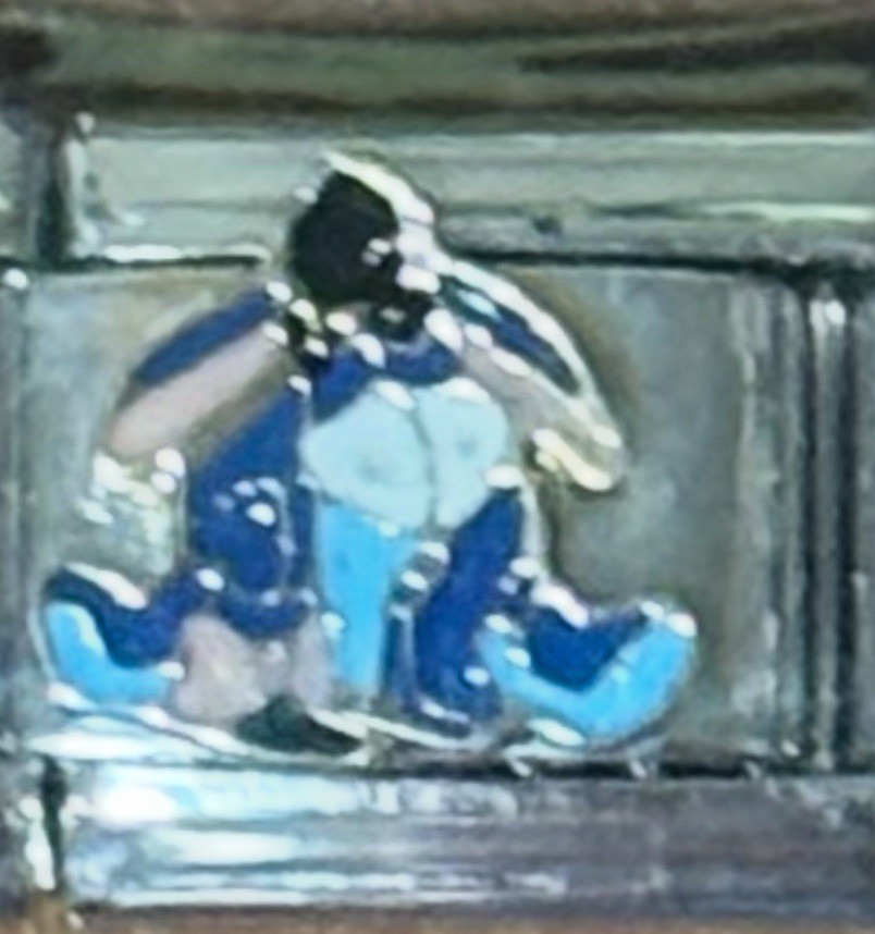 Rare Eeyore Enamel WHOLESALE ITALIAN CHARM Link 9MM K2022BG10