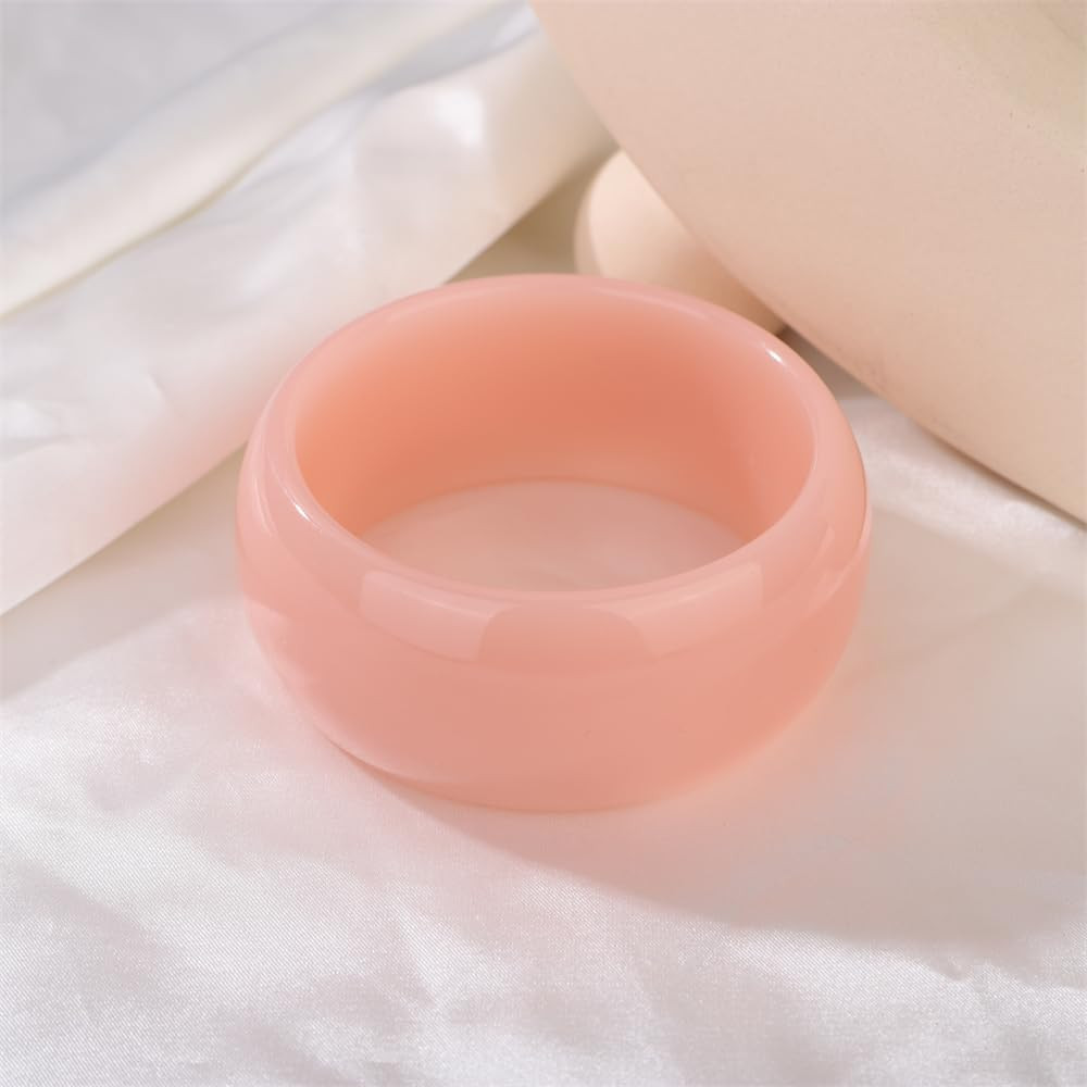 Chunky Acrylic Bracelet for Women Cuff Bangle Bracelet Colorful Wide Bracelet fo