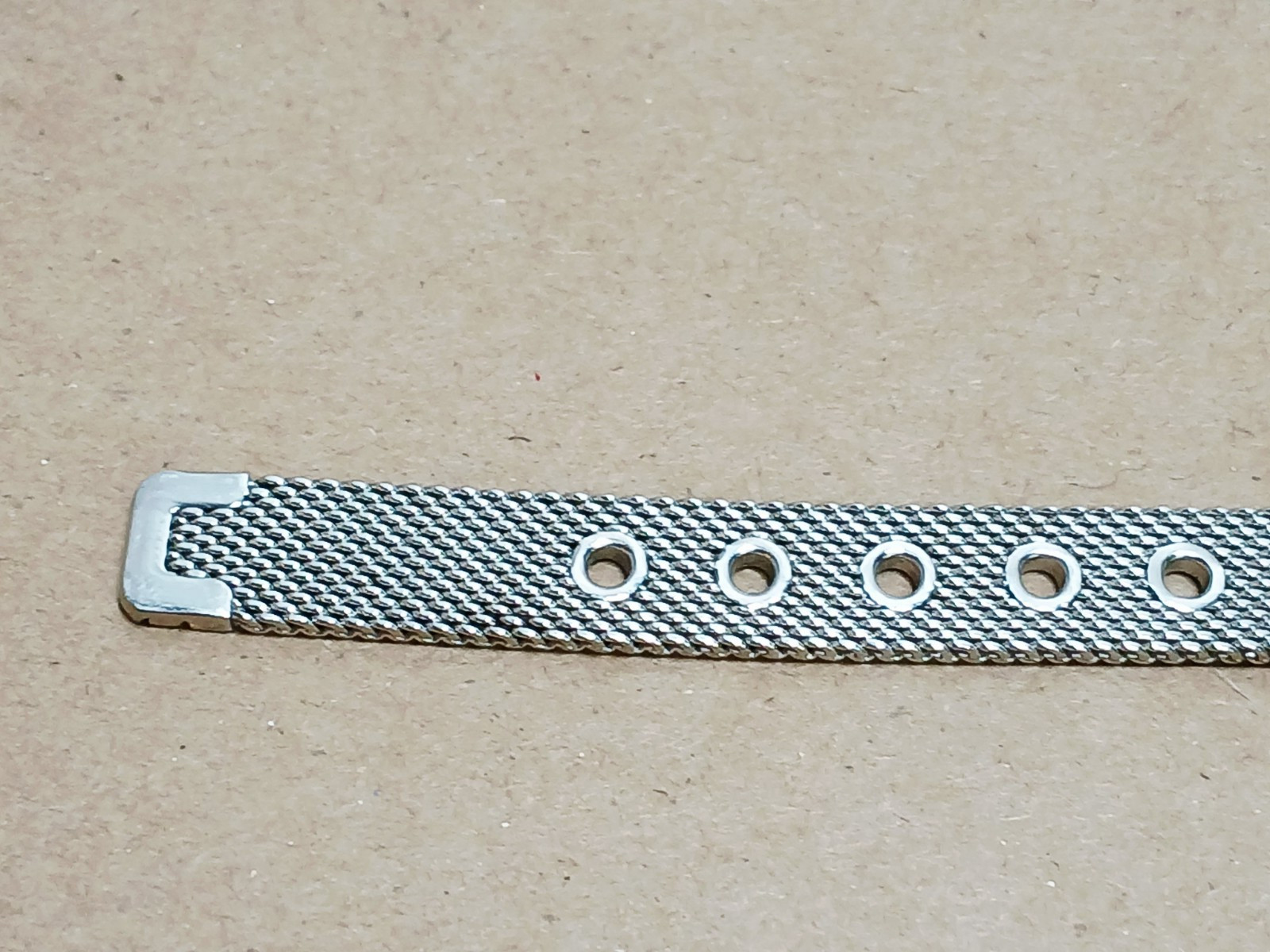Keep Collective Silver Tone Mesh Bracelet with Slide on Charms and Spacers