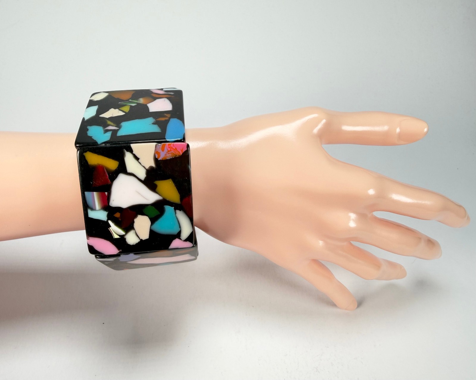 Jackie Brazil “Sabrina” Art Deco Van Allen Elasticated Bracelet ( B3131 )