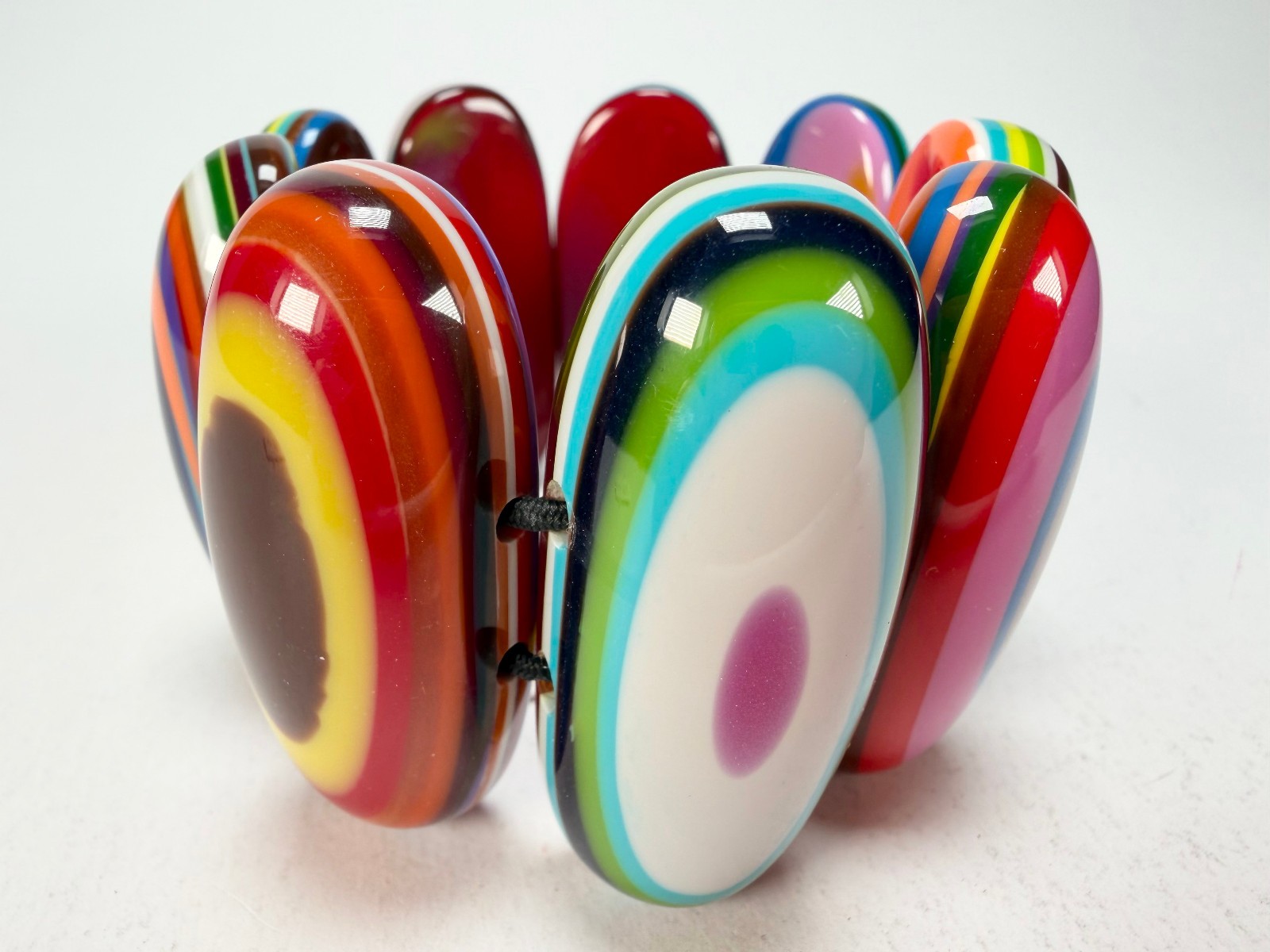 Sobral – Pop Art “Andy” Elasticated Resin Bracelet ( 005467 )