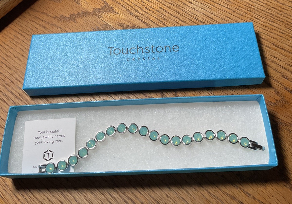 Touchstone Crystal Ice Bracelet Pacific Opal 3857BF NIB