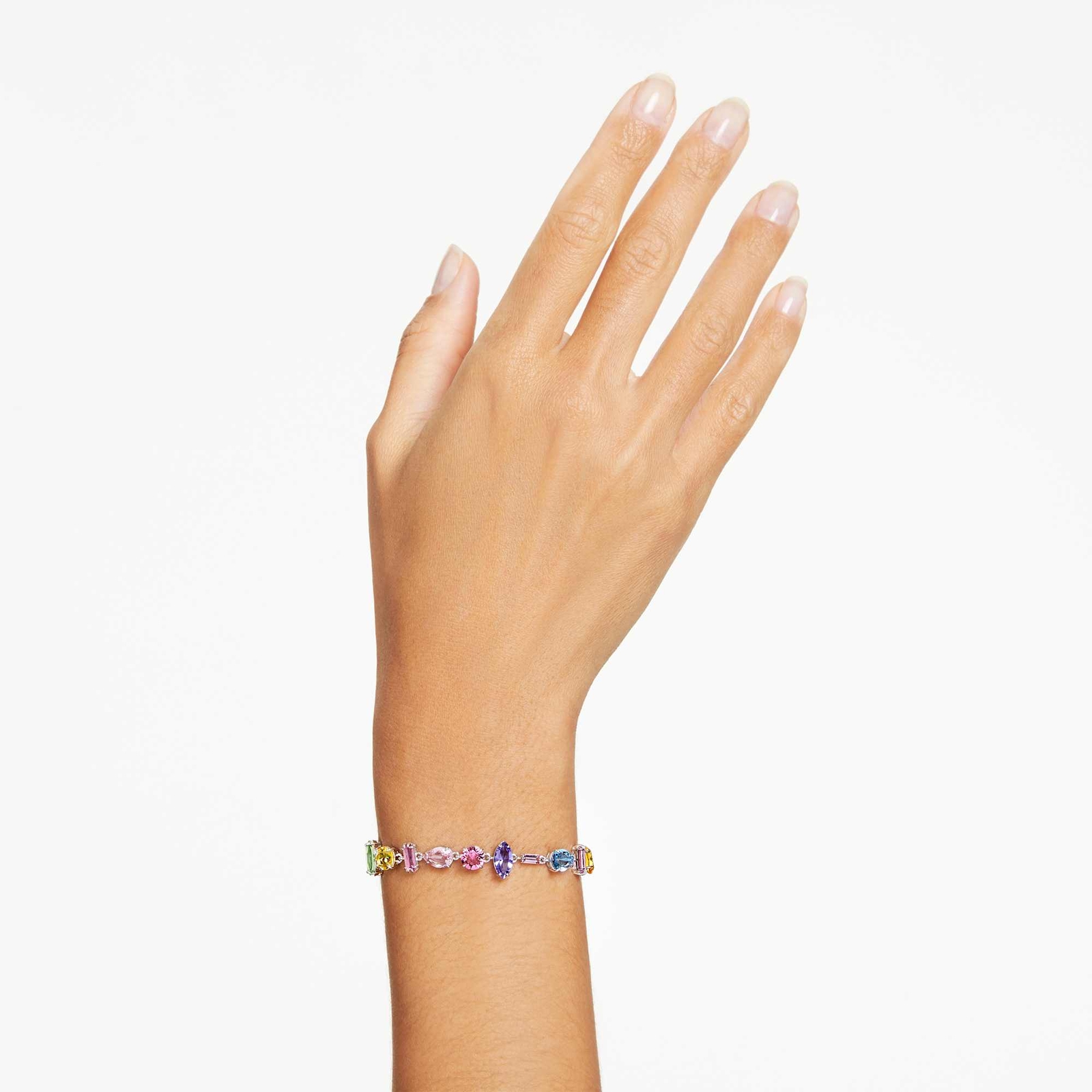 Swarovski Gema Bracelet Mixed Cuts Multicolored Rhodium Plated 5656427