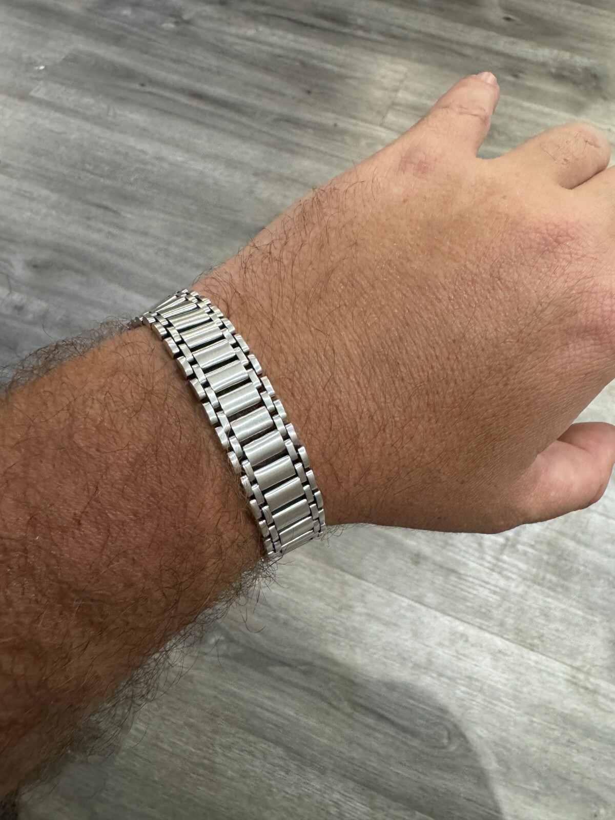 Custom Handmade Presidential Link Bracelet 14mm Wide Real 925 Sterling Silver