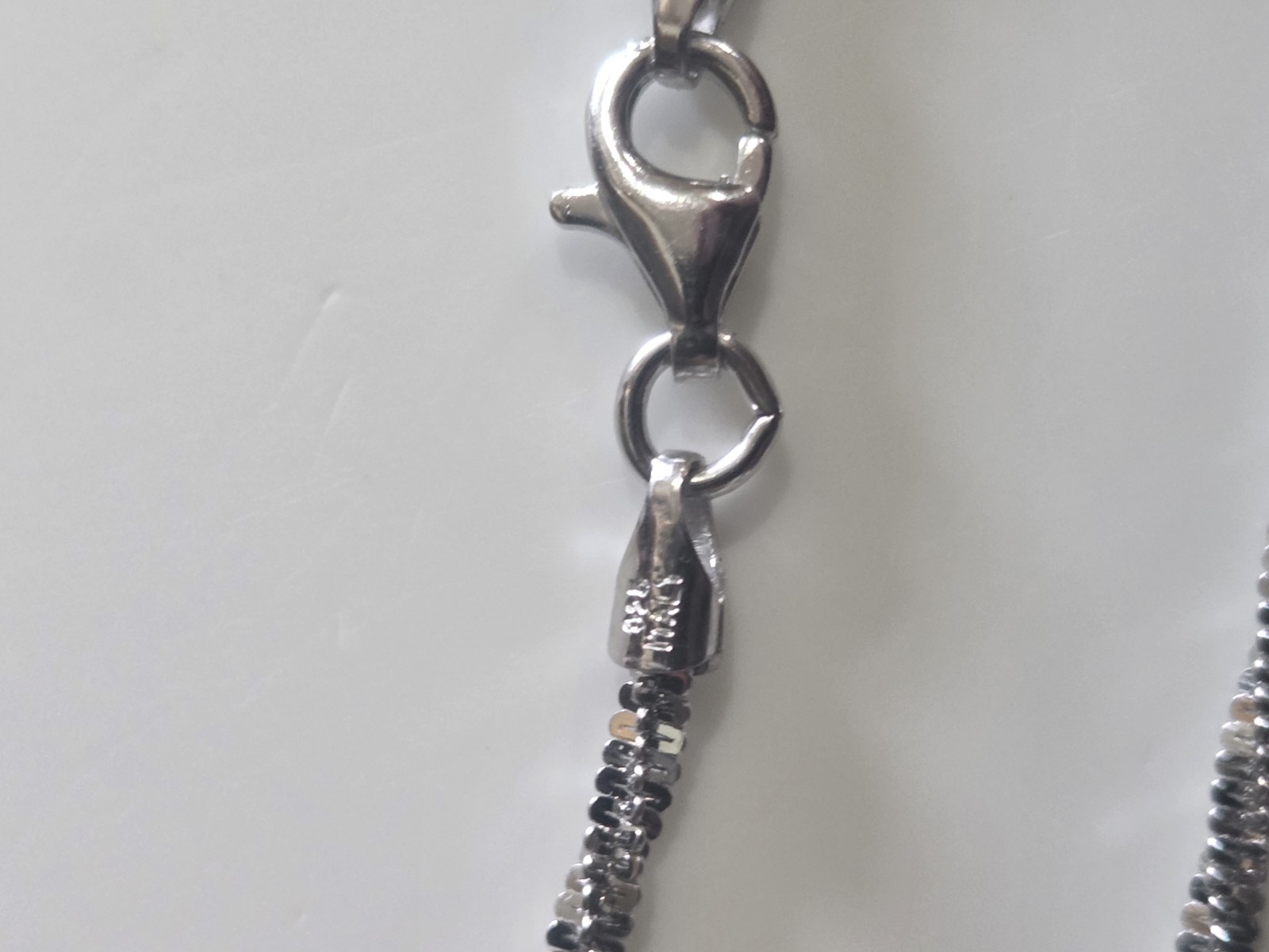 New, Never Worn 7″ .925 Sterling Sparkle Rope Chain Bracelet. Unisex.