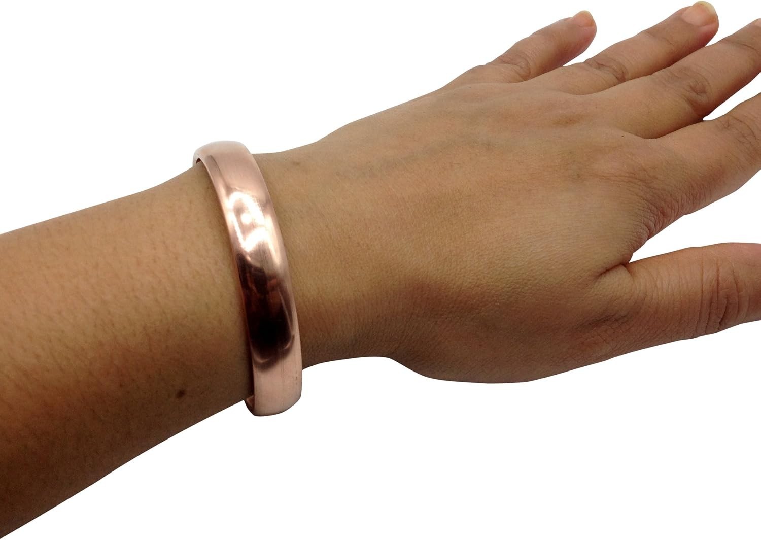 Unique Hand Forged Copper Bracelet with Calming Properties – Adjustable Fit
