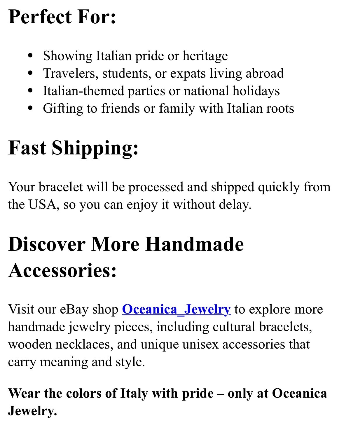 Italian Flag Braided Bracelet – Handmade Unisex Adjustable Italy Colors Jewelry