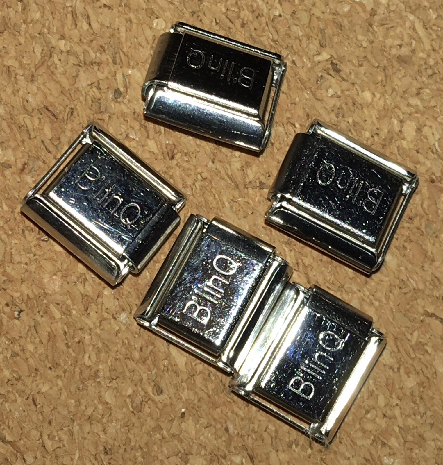 Swan 9mm Italian Modular Link Charm for bracelet