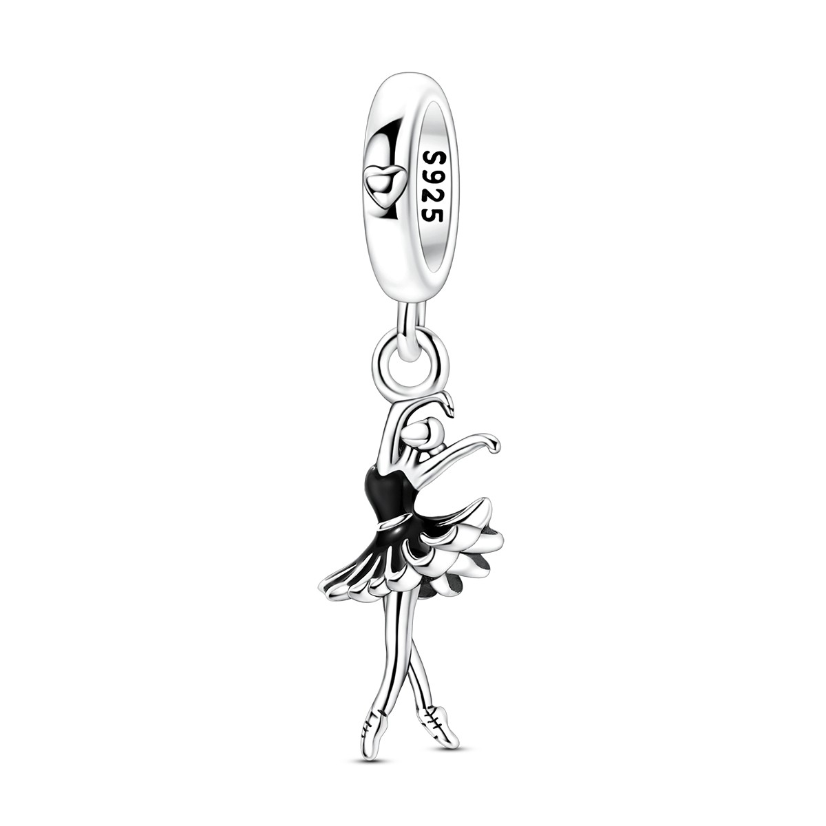 MULA Fine 925 Stering Silver DIY Charm Dance Female Pendant for Women Bracelet