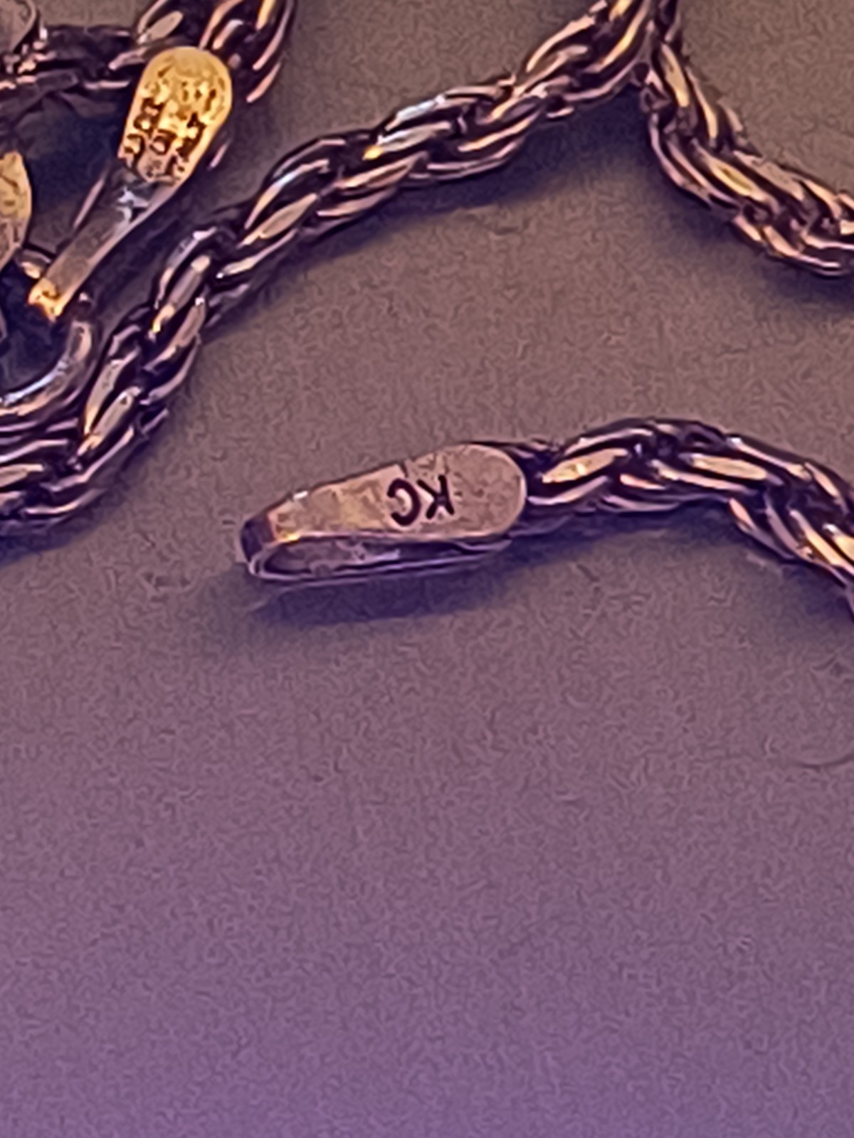 8″ Rope Bracelet Silver #