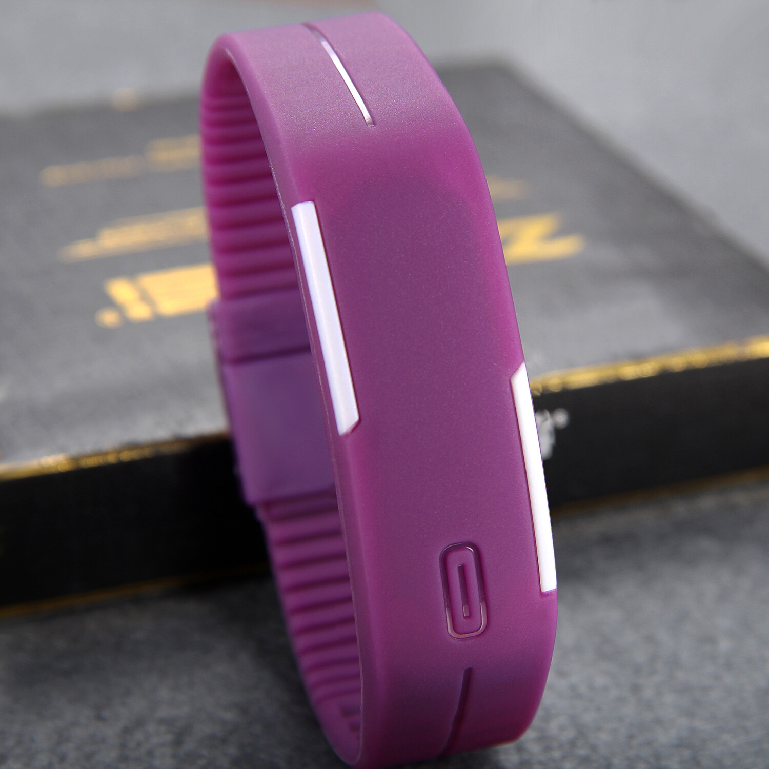 Mens Womens Teens Digital Silicone Rubber LED Watch Sports Bracelet Wrist Watch