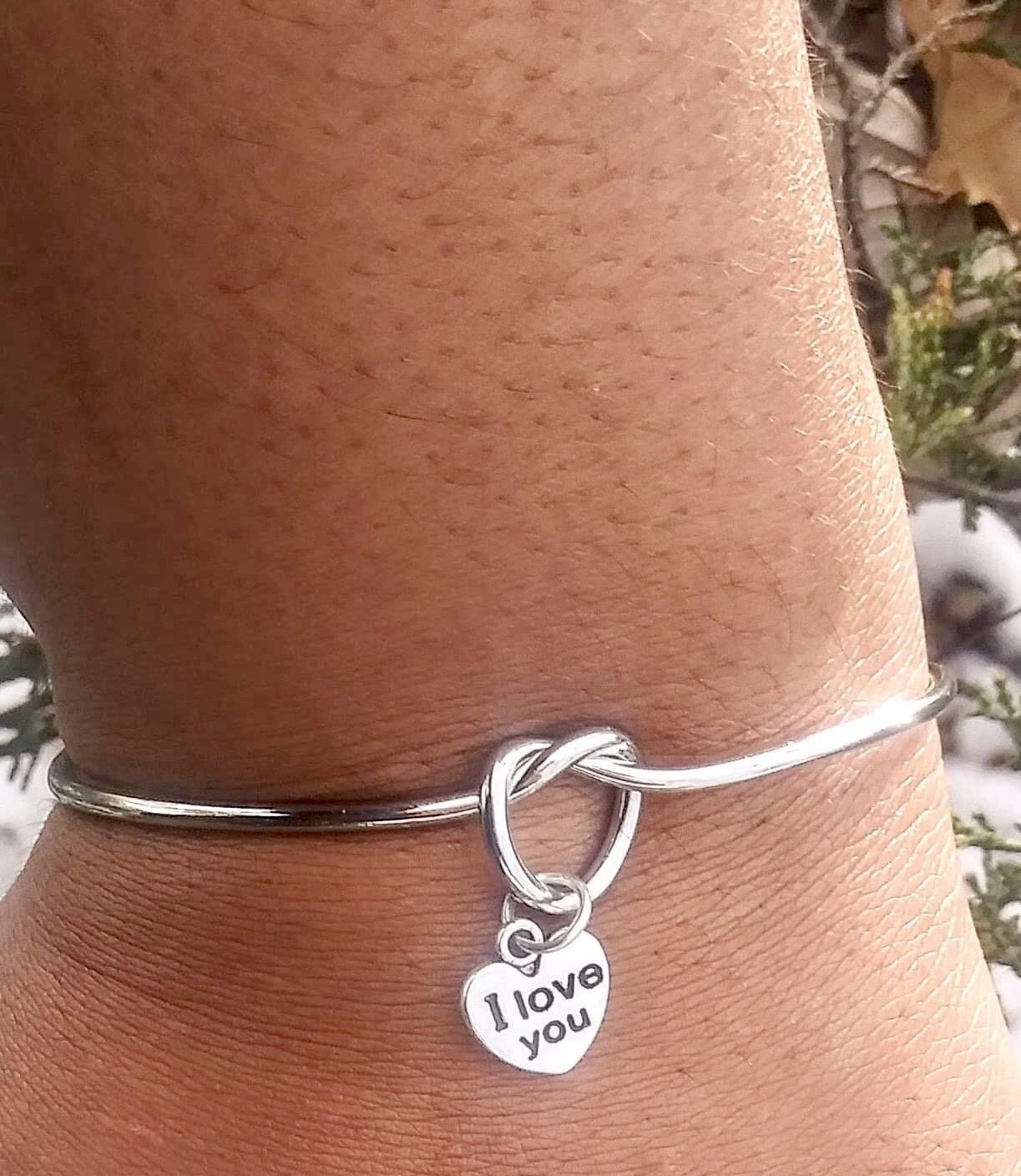 Valentines Day Gift For Her I Love You Bracelet Birthday Gift Anniversary