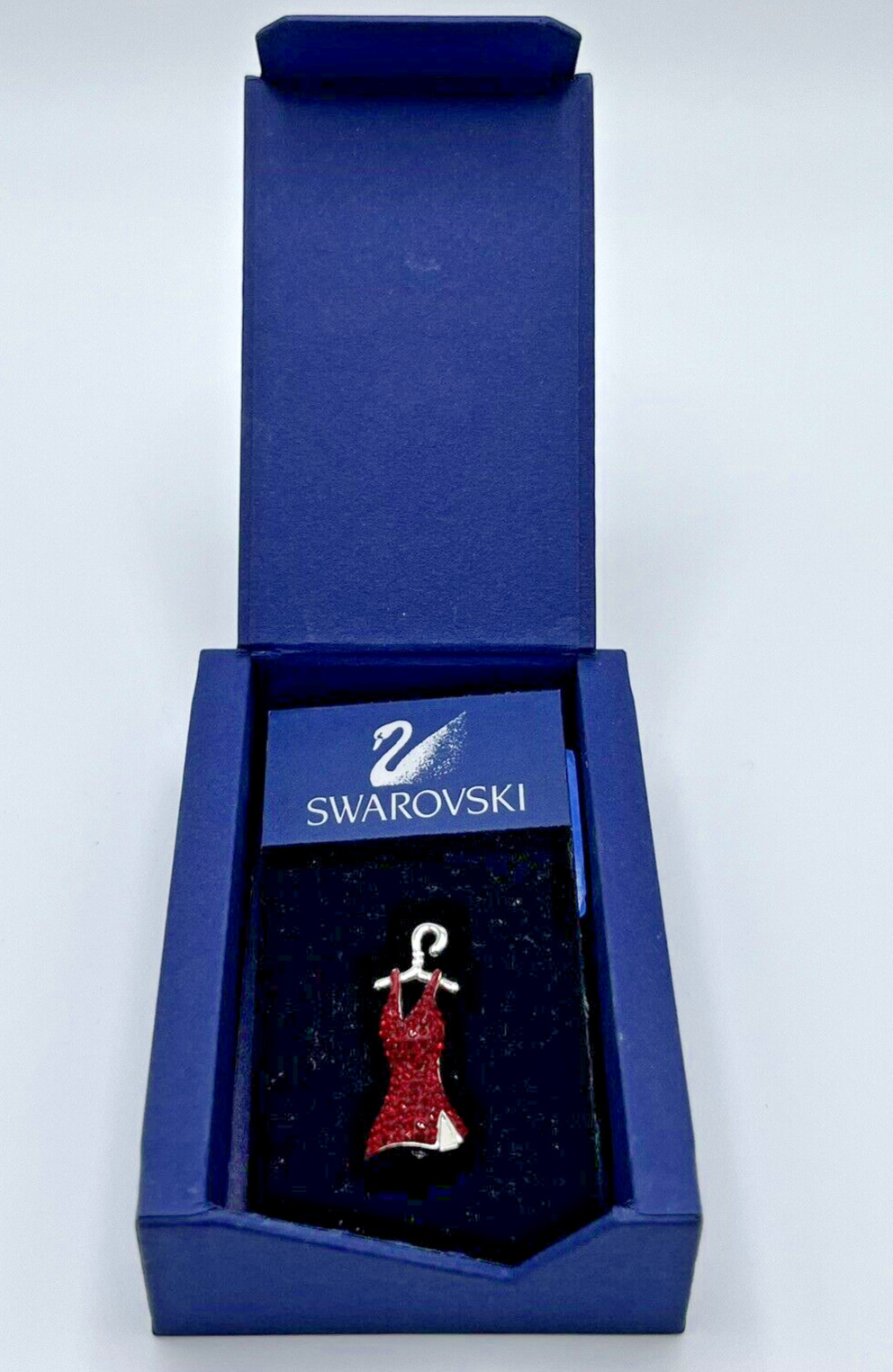 Swarovski (GO RED) Dress Charm #957027 NIB!