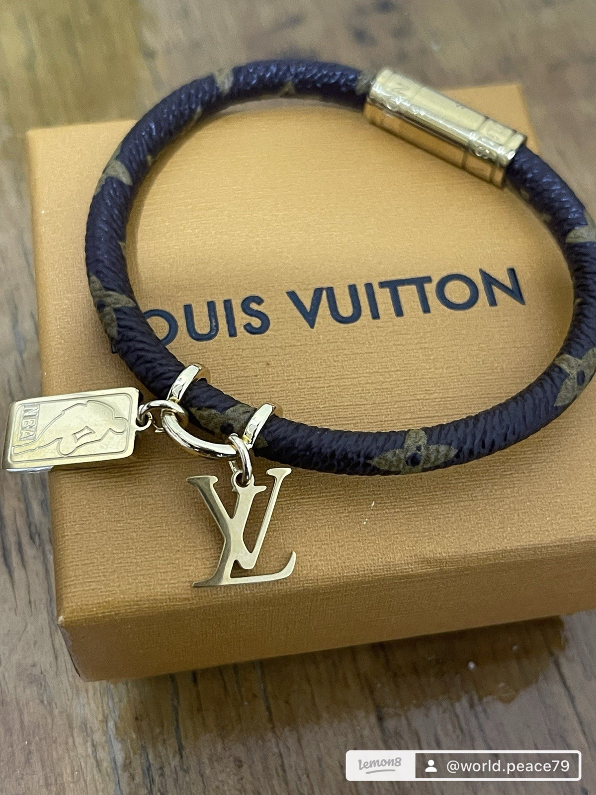 Louis Vuitton x NBA Hang It Leather Bracelet