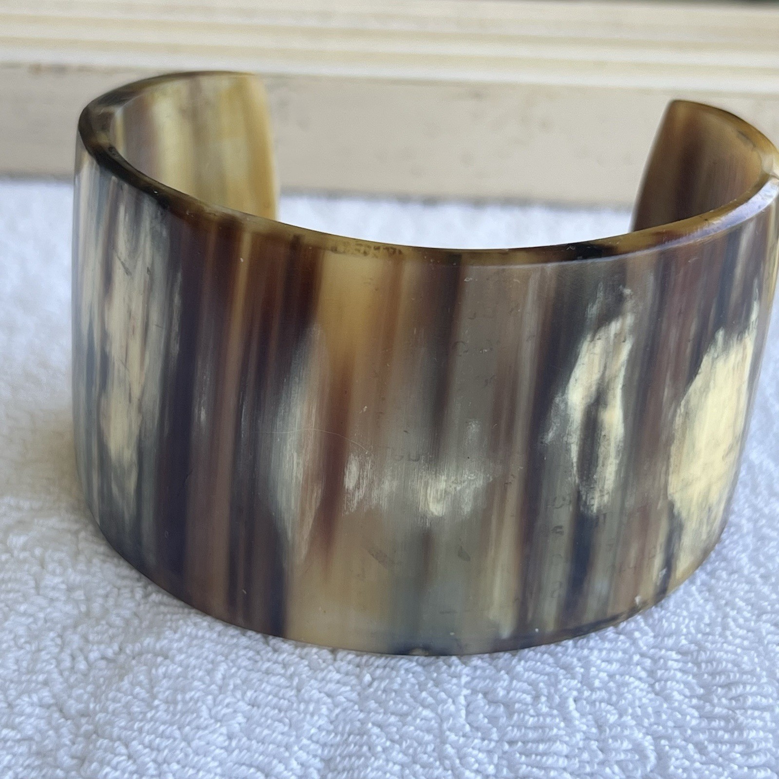 Vintage Natural Horn Cuff Bracelet | Bangle Jewelry Beauty From Africa