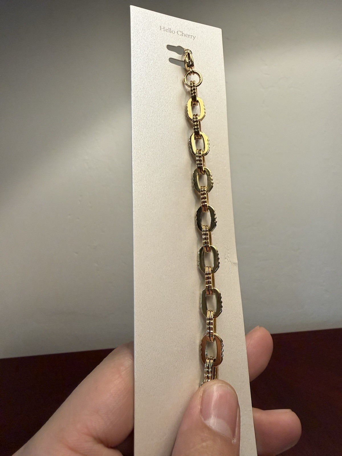 18KGold Plated Bracelet “Valentine’s Day”/”Birthday present”Jewelry Gift for Her
