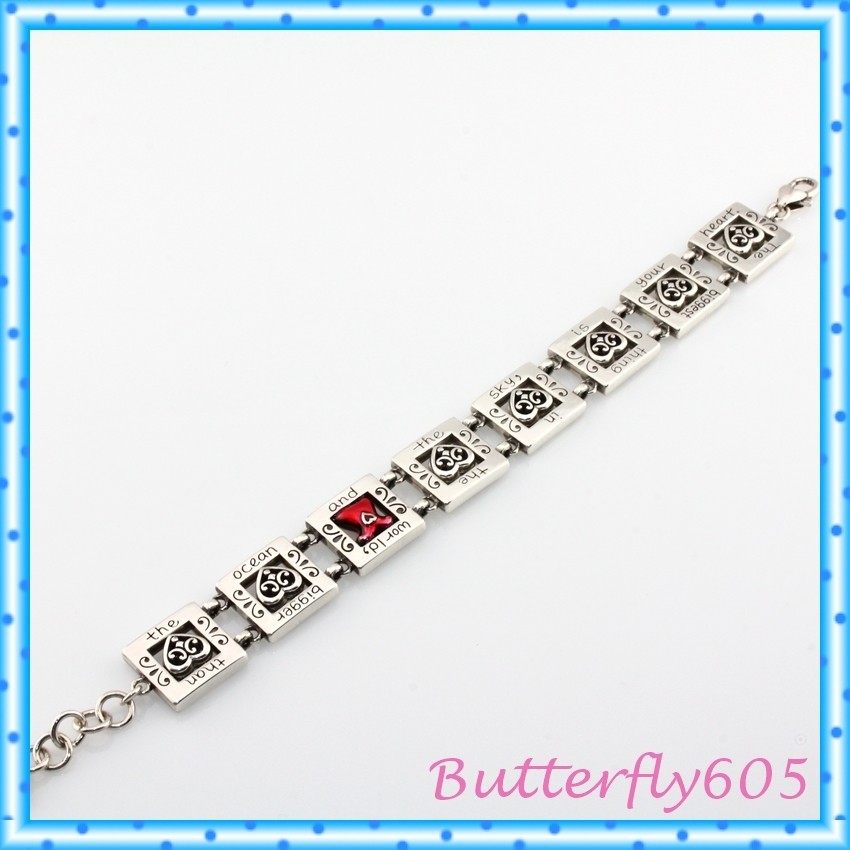 Brighton Go Red Women Heart Dress Silver Red Link Bracelet