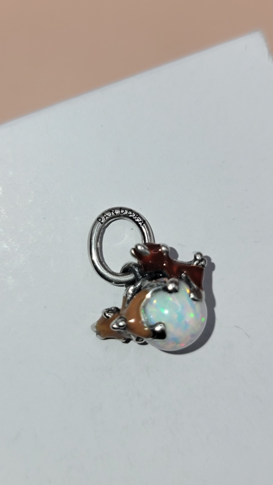 Pandora Disney Chip & Dale Bauble Dangle Charm 793532C01 w/ Box D35